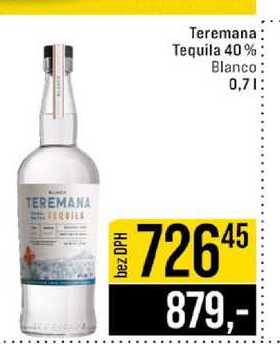 Teremana Tequila 40 % Blanco 0,7l