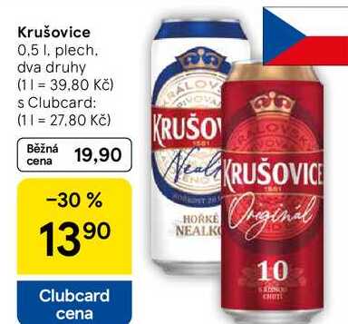Krušovice, 0.5 l