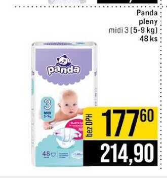 Panda pleny midi 3 (5-9 kg) 48 ks