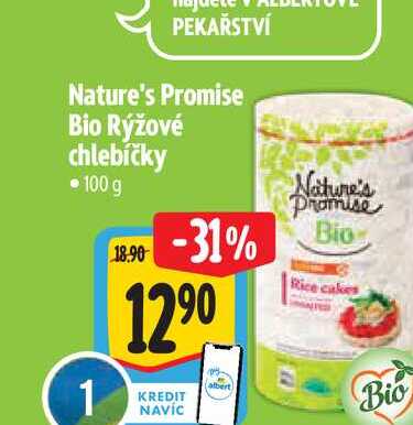   Nature's Promise Bio Rýžové chlebíčky 100 g 