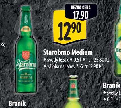   Starobrno Medium  0,5 l