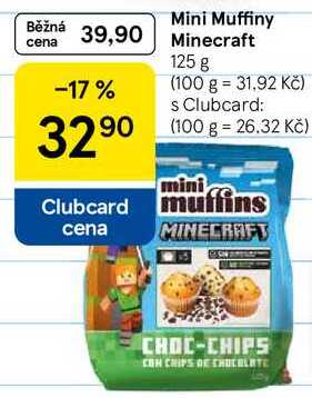 Mini Muffiny Minecraft, 125 g  