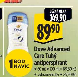   Dove Advanced Care Tuhý antiperspirant  50 ml