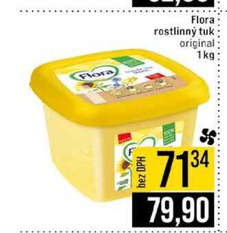 Flora rostlinný tuk original 1 kg  v akci