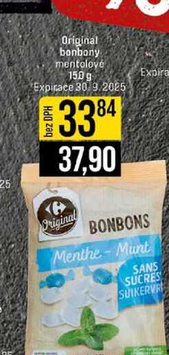 Original bonbony mentolové 150g