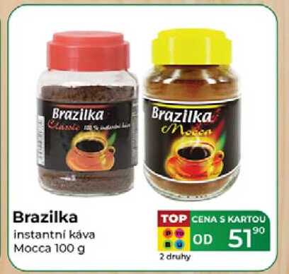 Brazilka instantní káva Mocca 100 g 