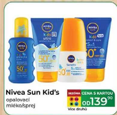 Nivea Sun Kid's opalovací mléko/sprej 