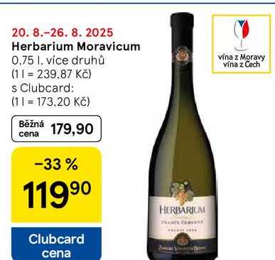 Herbarium Moravicum, 0.75 l