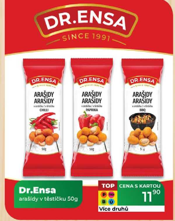 Dr.Ensa arašídy v těstíčku 50g 