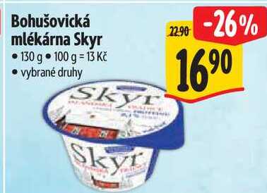 Bohušovická mlékárna Skyr, 130 g