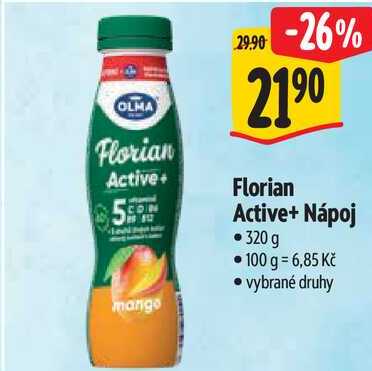 Florian Active+ Nápoj, 320 g