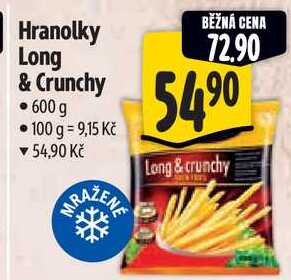 Hranolky Long & Crunchy, 600 g 