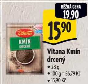 Vitana Kmín drcený, 28 g 