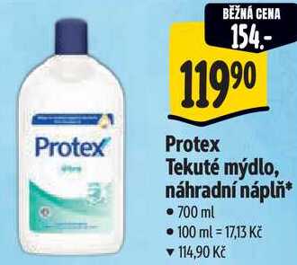 Protex Tekuté mýdlo, náhradní náplň, 700 ml 
