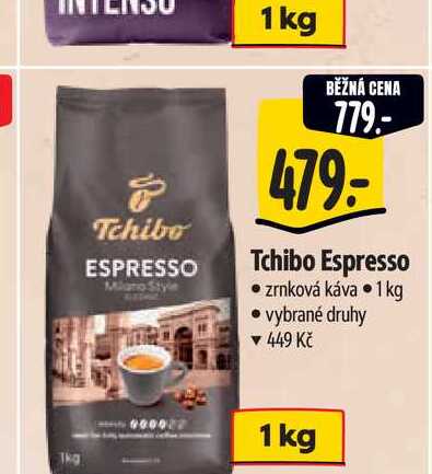  Tchibo Espresso zrnková káva 1 kg  