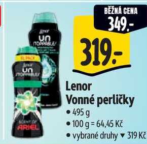 Lenor Vonné perličky, 495 g