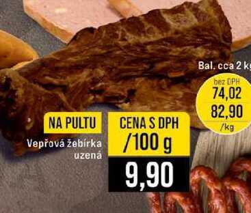 Vepřová žebírka uzená 100g