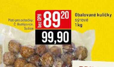 Obalované kuličky sýrové 1kg 