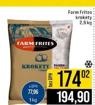 Farm Frites krokety 2,5 kg