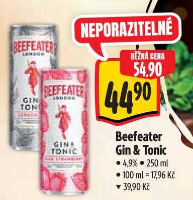 Beefeater Gin & Tonic  250 ml