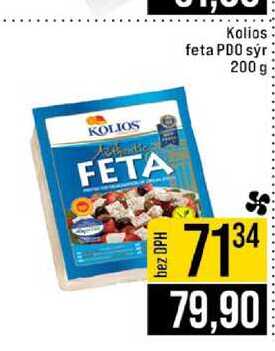 Kolios feta PDO sýr 200 g 