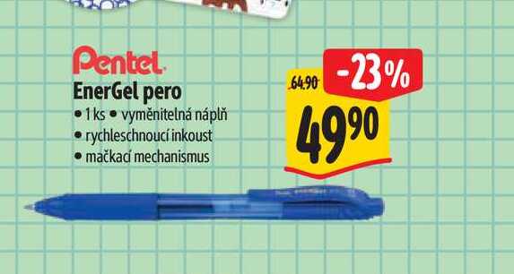 Pentel EnerGel pero 1ks  