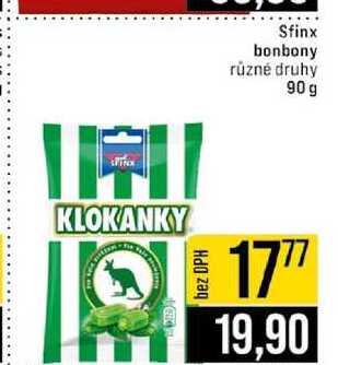 Sfinx bonbony různé druhy 90 g