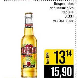 Desperados ochucené pivo tequila 0,33l