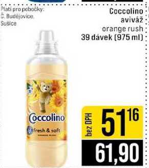 Coccolino aviváž orange rush 39 dávek (975 ml) 