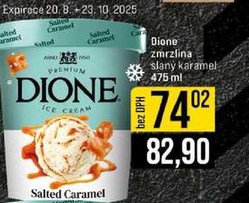 Dione zmrzlina slany karamel 475 ml 