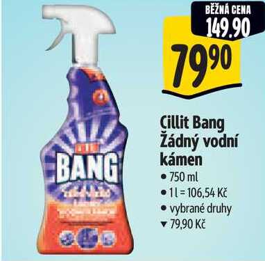 Cillit Bang Žádný vodní kámen, 750 ml • 