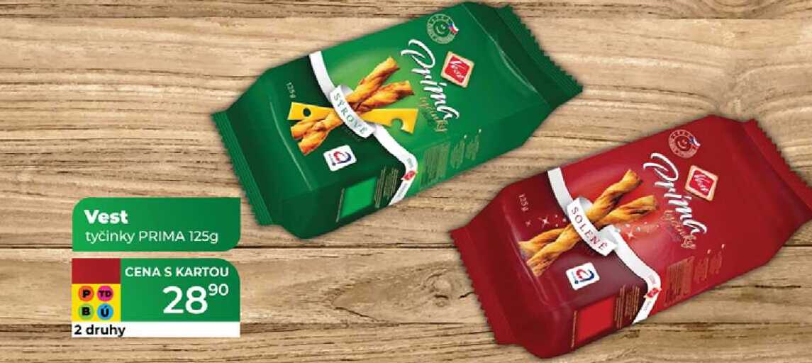 Vest tyčinky PRIMA 125g  