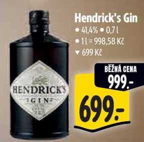 Hendrick's Gin, 0,7 l