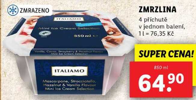 ZMRZLINA, 850 ml 