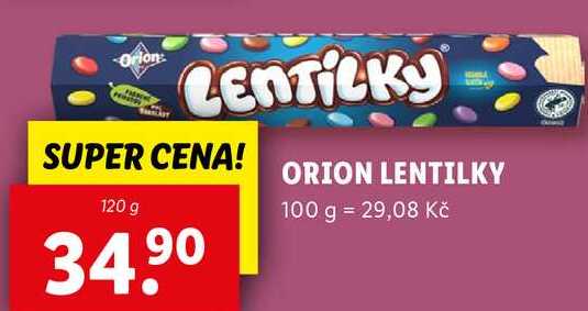ORION LENTILKY, 120 g