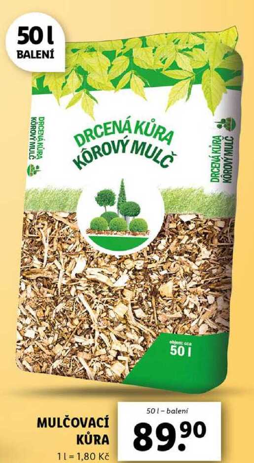 MULČOVACÍ KŮRA, 50 l