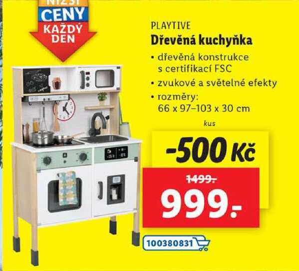 Dřevěná kuchyňka 