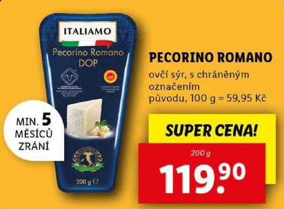 PECORINO ROMANO, 200 g