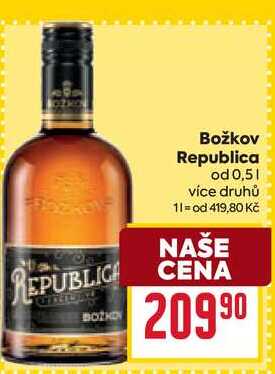Božkov Republica od 0,5l