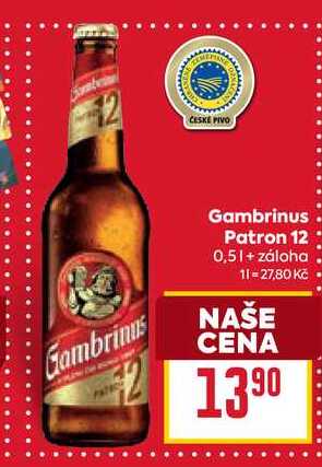 Gambrinus Patron 12 0,5l