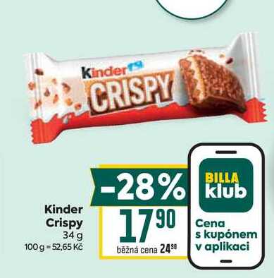 Kinder Crispy 34 g 