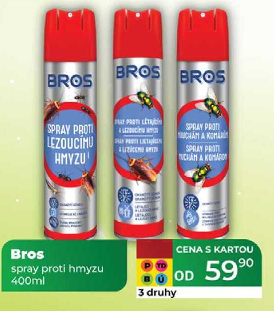 Bros spray proti hmyzu 400ml  