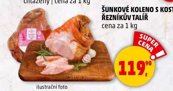 ŠUNKOVÉ KOLENO S KOSTÍ ŘEZNÍKŮV TALÍŘ, 1 kg