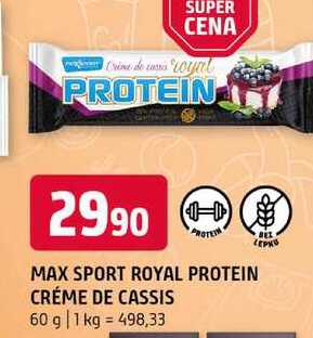 MAX SPORT ROYAL PROTEIN CRÉME DE CASSIS 60 g