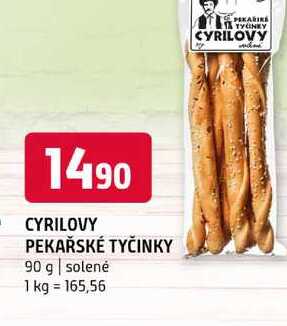 Cyrilovy pekařské tyčinky 90 g solené 