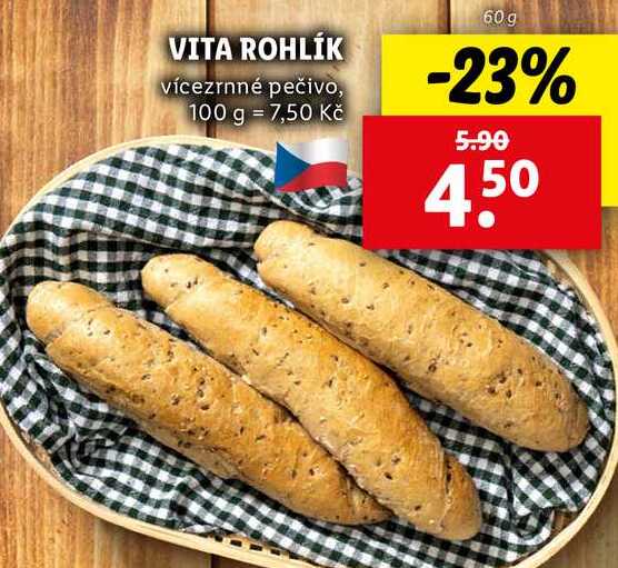 VITA ROHLÍK, 60 g 