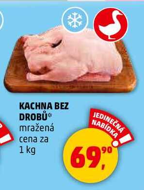 KACHNA BEZ DROBŮ mražená, 1 kg