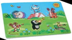 DŘEVĚNÉ PUZZLE KRTEK