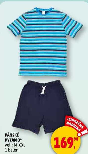 PÁNSKÉ PYŽAMO vel.: M-XXL, 1 balení 