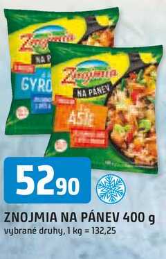 ZNOJMIA NA PÁNEV 400 g 